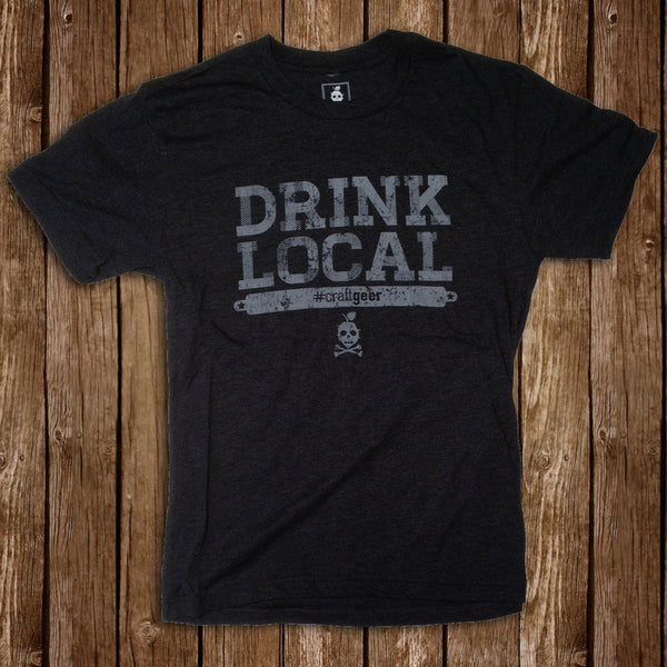 DRINK LOCAL, Men's Tee from CraftGeer