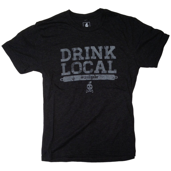 DRINK LOCAL, Men's Tee from CraftGeer