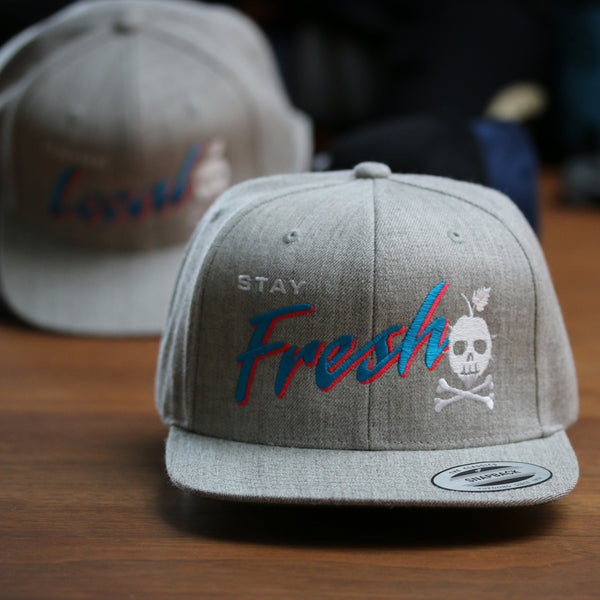 STAY FRESH Snapback (Heather Gray)
