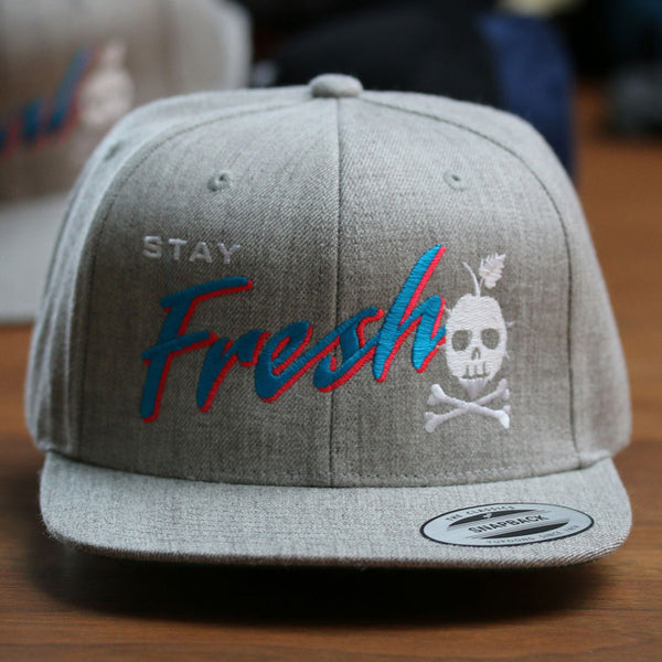 STAY FRESH Snapback (Heather Gray)