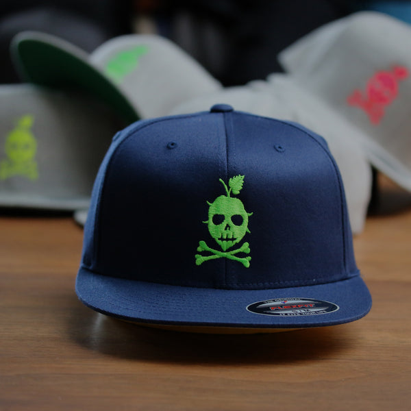 THE LOCAL CAP (Navy and Neon Green)