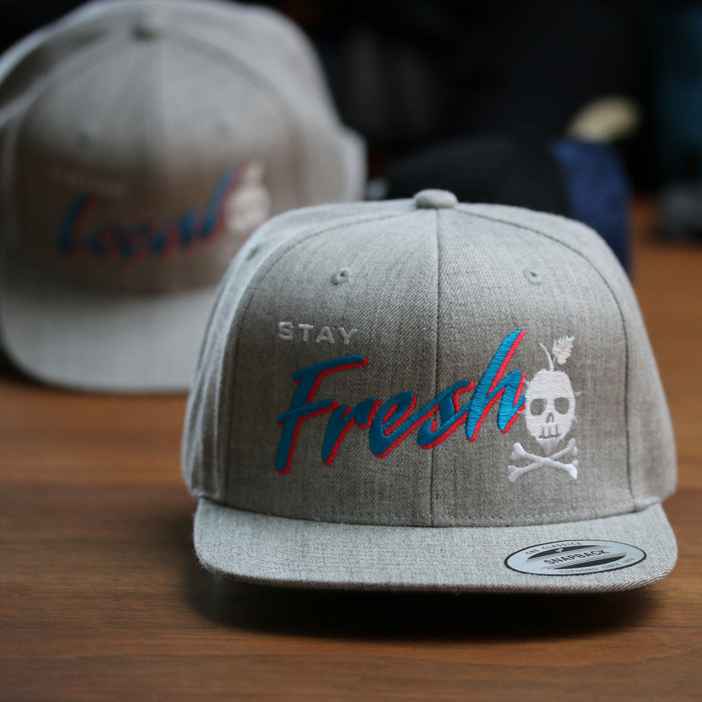 CraftGeer.com: STAY FRESH Snapback (Heather Gray), image size:1024x1024